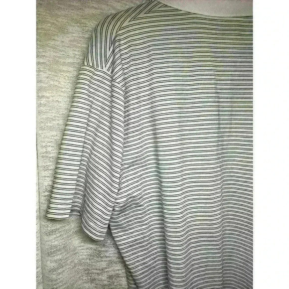 Callaway Polo Mens L White Striped OptiDri Performance Shirt Golf Logo - Picture 13 of 15